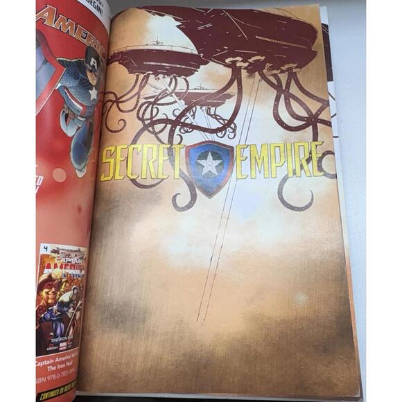 Secret Empire Graphic Novel 1st Printing Very Good 2018 Nick Spencer Marvel - Picture 3 of 5